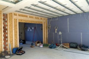 Renovating and rebuilding garage in home